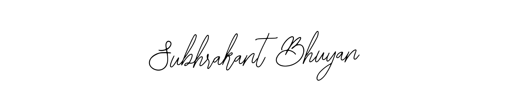 You should practise on your own different ways (Bearetta-2O07w) to write your name (Subhrakant Bhuyan) in signature. don't let someone else do it for you. Subhrakant Bhuyan signature style 12 images and pictures png