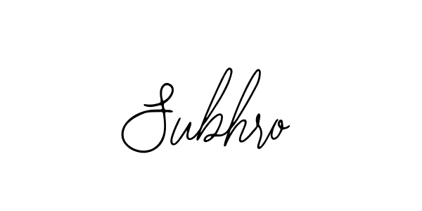 Make a short Subhro signature style. Manage your documents anywhere anytime using Bearetta-2O07w. Create and add eSignatures, submit forms, share and send files easily. Subhro signature style 12 images and pictures png