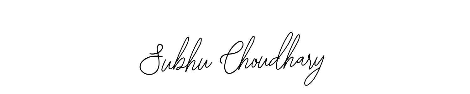 Subhu Choudhary stylish signature style. Best Handwritten Sign (Bearetta-2O07w) for my name. Handwritten Signature Collection Ideas for my name Subhu Choudhary. Subhu Choudhary signature style 12 images and pictures png