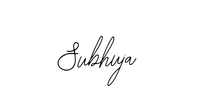 Similarly Bearetta-2O07w is the best handwritten signature design. Signature creator online .You can use it as an online autograph creator for name Subhuja. Subhuja signature style 12 images and pictures png