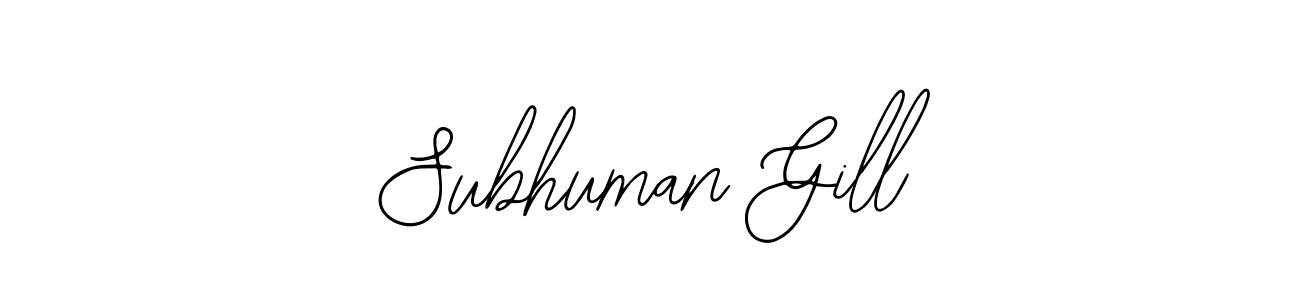 Best and Professional Signature Style for Subhuman Gill. Bearetta-2O07w Best Signature Style Collection. Subhuman Gill signature style 12 images and pictures png