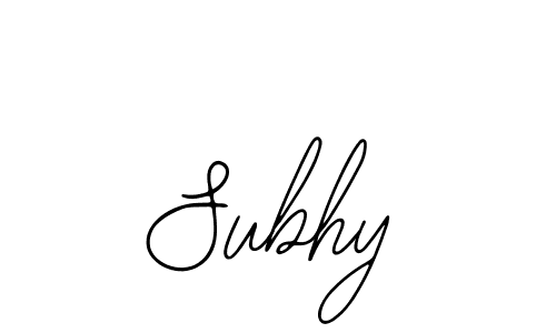 The best way (Bearetta-2O07w) to make a short signature is to pick only two or three words in your name. The name Subhy include a total of six letters. For converting this name. Subhy signature style 12 images and pictures png