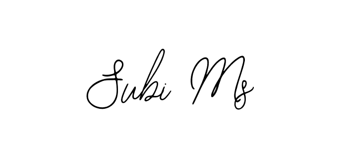 Best and Professional Signature Style for Subi Ms. Bearetta-2O07w Best Signature Style Collection. Subi Ms signature style 12 images and pictures png