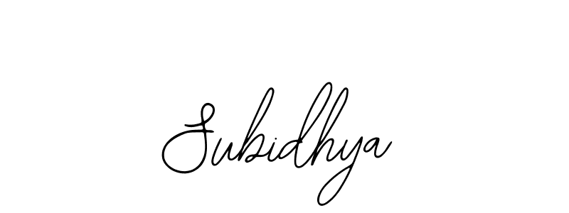 How to Draw Subidhya signature style? Bearetta-2O07w is a latest design signature styles for name Subidhya. Subidhya signature style 12 images and pictures png