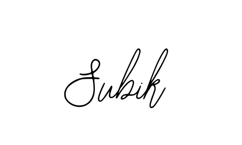 if you are searching for the best signature style for your name Subik. so please give up your signature search. here we have designed multiple signature styles  using Bearetta-2O07w. Subik signature style 12 images and pictures png