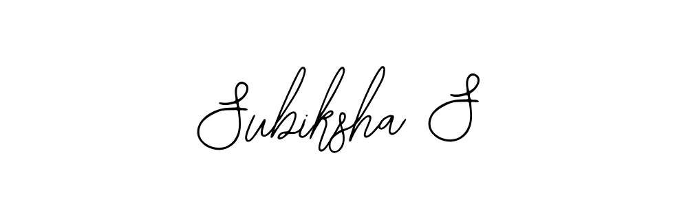 Similarly Bearetta-2O07w is the best handwritten signature design. Signature creator online .You can use it as an online autograph creator for name Subiksha S. Subiksha S signature style 12 images and pictures png