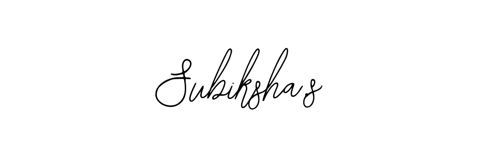 Subiksha.s stylish signature style. Best Handwritten Sign (Bearetta-2O07w) for my name. Handwritten Signature Collection Ideas for my name Subiksha.s. Subiksha.s signature style 12 images and pictures png