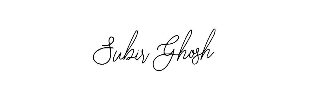 Use a signature maker to create a handwritten signature online. With this signature software, you can design (Bearetta-2O07w) your own signature for name Subir Ghosh. Subir Ghosh signature style 12 images and pictures png