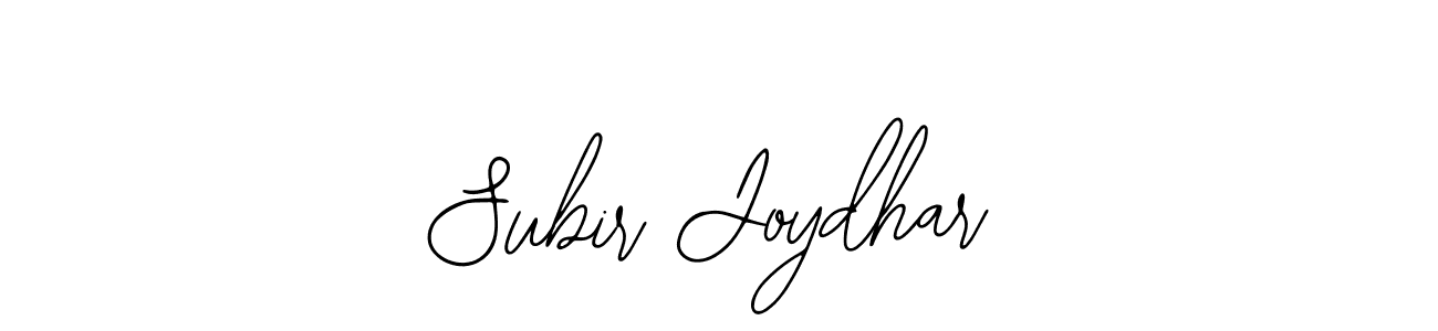 How to make Subir Joydhar signature? Bearetta-2O07w is a professional autograph style. Create handwritten signature for Subir Joydhar name. Subir Joydhar signature style 12 images and pictures png