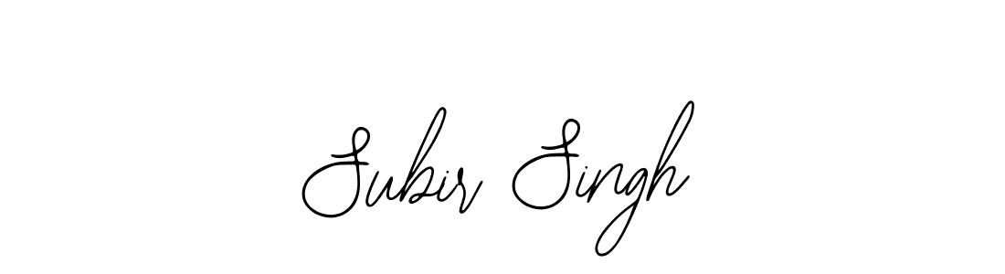 How to make Subir Singh signature? Bearetta-2O07w is a professional autograph style. Create handwritten signature for Subir Singh name. Subir Singh signature style 12 images and pictures png