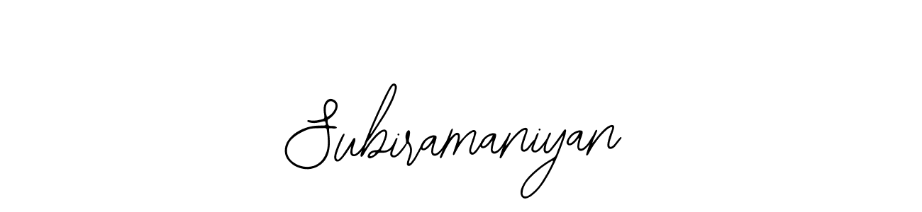 Similarly Bearetta-2O07w is the best handwritten signature design. Signature creator online .You can use it as an online autograph creator for name Subiramaniyan. Subiramaniyan signature style 12 images and pictures png