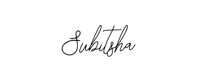 Make a beautiful signature design for name Subitsha. Use this online signature maker to create a handwritten signature for free. Subitsha signature style 12 images and pictures png