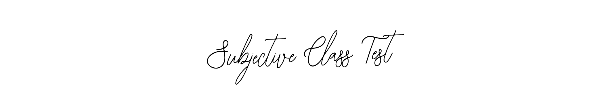 Here are the top 10 professional signature styles for the name Subjective Class Test. These are the best autograph styles you can use for your name. Subjective Class Test signature style 12 images and pictures png