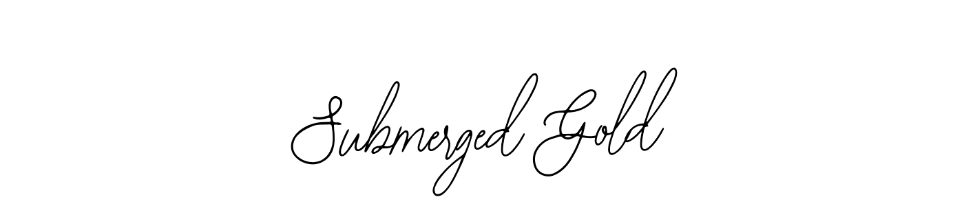 Bearetta-2O07w is a professional signature style that is perfect for those who want to add a touch of class to their signature. It is also a great choice for those who want to make their signature more unique. Get Submerged Gold name to fancy signature for free. Submerged Gold signature style 12 images and pictures png