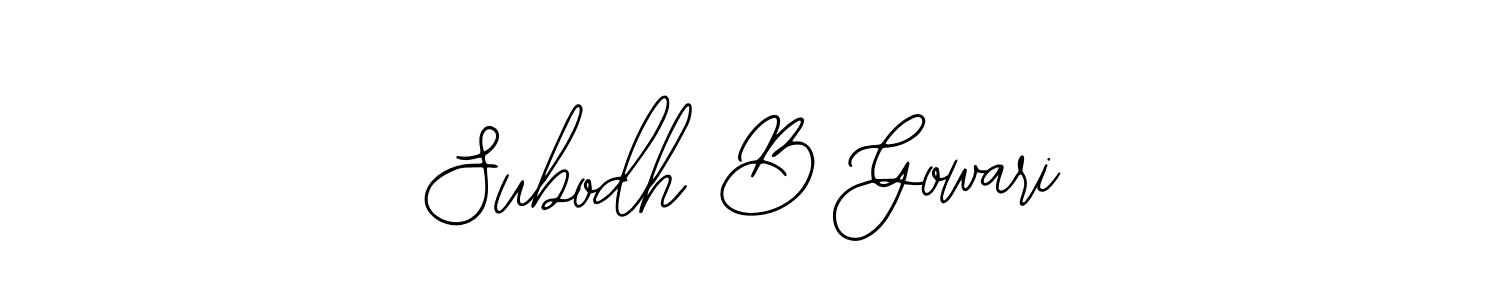 See photos of Subodh B Gowari official signature by Spectra . Check more albums & portfolios. Read reviews & check more about Bearetta-2O07w font. Subodh B Gowari signature style 12 images and pictures png