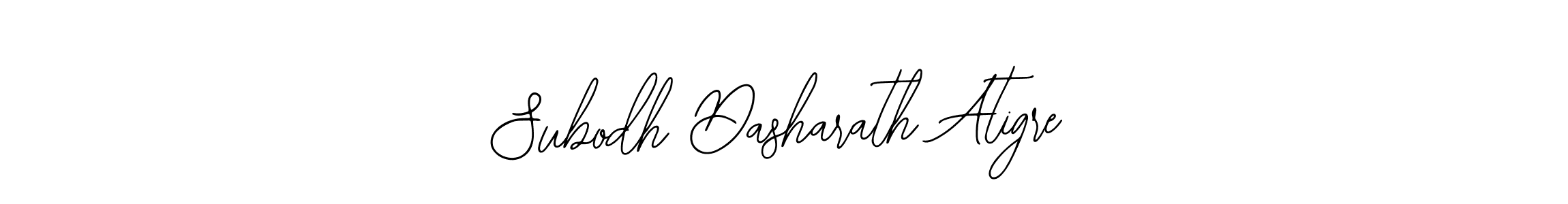 Design your own signature with our free online signature maker. With this signature software, you can create a handwritten (Bearetta-2O07w) signature for name Subodh Dasharath Atigre. Subodh Dasharath Atigre signature style 12 images and pictures png