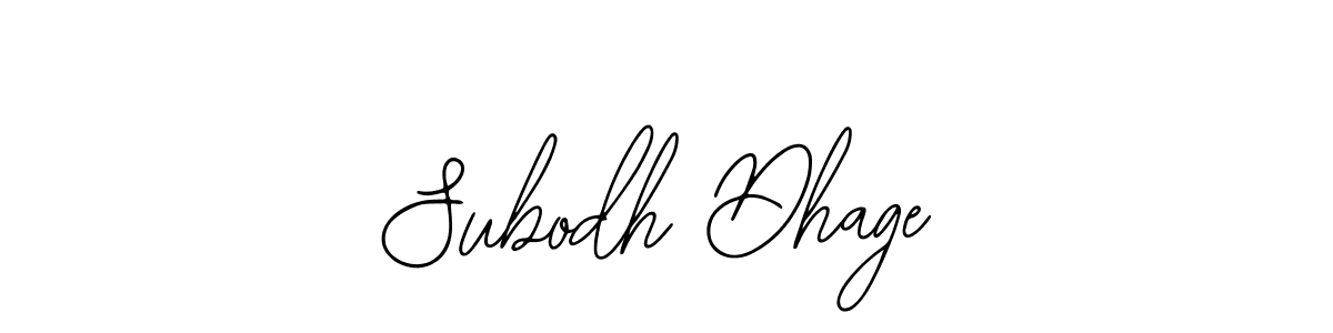 if you are searching for the best signature style for your name Subodh Dhage. so please give up your signature search. here we have designed multiple signature styles  using Bearetta-2O07w. Subodh Dhage signature style 12 images and pictures png