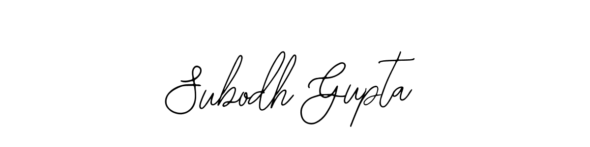 Design your own signature with our free online signature maker. With this signature software, you can create a handwritten (Bearetta-2O07w) signature for name Subodh Gupta. Subodh Gupta signature style 12 images and pictures png