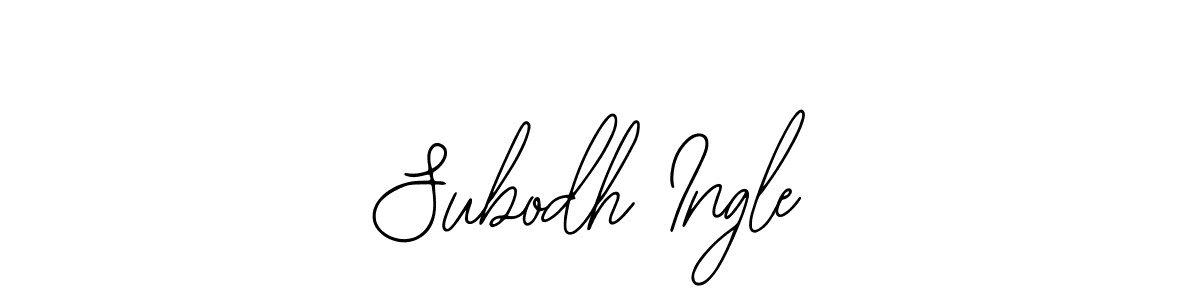 Also You can easily find your signature by using the search form. We will create Subodh Ingle name handwritten signature images for you free of cost using Bearetta-2O07w sign style. Subodh Ingle signature style 12 images and pictures png