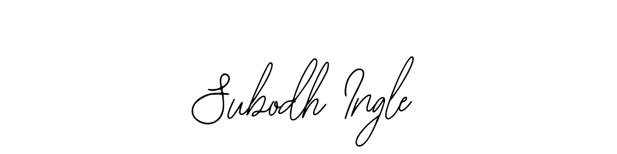 How to make Subodh Ingle signature? Bearetta-2O07w is a professional autograph style. Create handwritten signature for Subodh Ingle name. Subodh Ingle signature style 12 images and pictures png