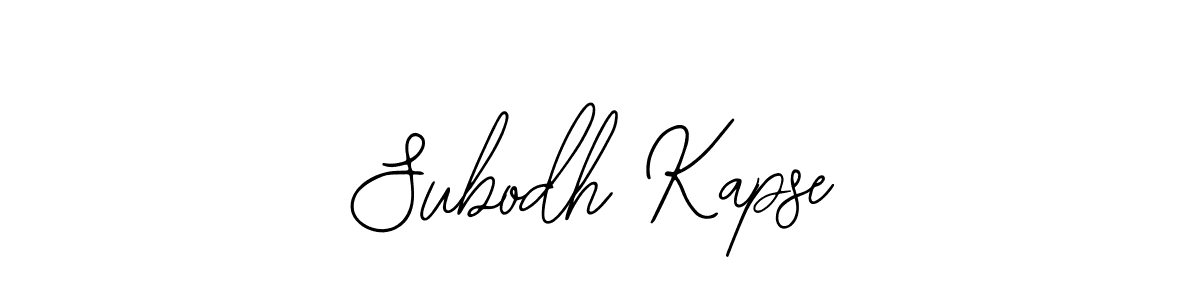 You can use this online signature creator to create a handwritten signature for the name Subodh Kapse. This is the best online autograph maker. Subodh Kapse signature style 12 images and pictures png