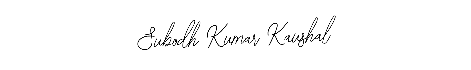 You should practise on your own different ways (Bearetta-2O07w) to write your name (Subodh Kumar Kaushal) in signature. don't let someone else do it for you. Subodh Kumar Kaushal signature style 12 images and pictures png