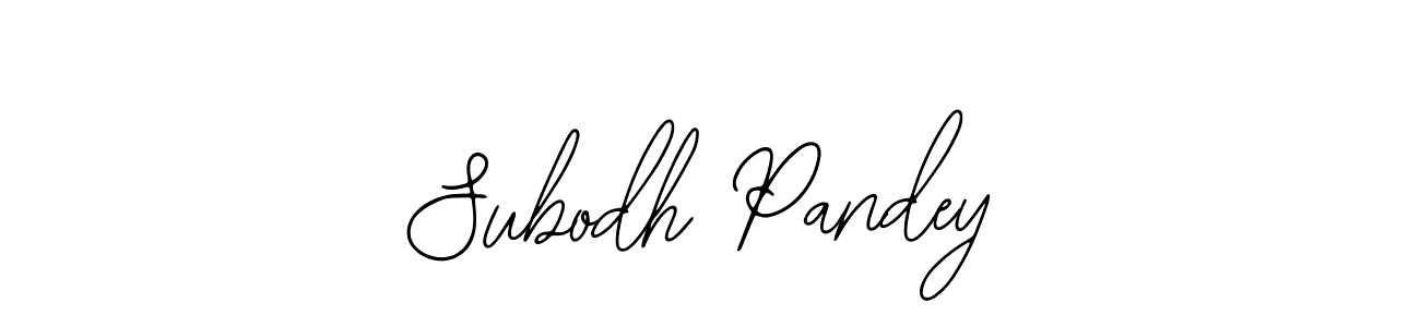 Also we have Subodh Pandey name is the best signature style. Create professional handwritten signature collection using Bearetta-2O07w autograph style. Subodh Pandey signature style 12 images and pictures png