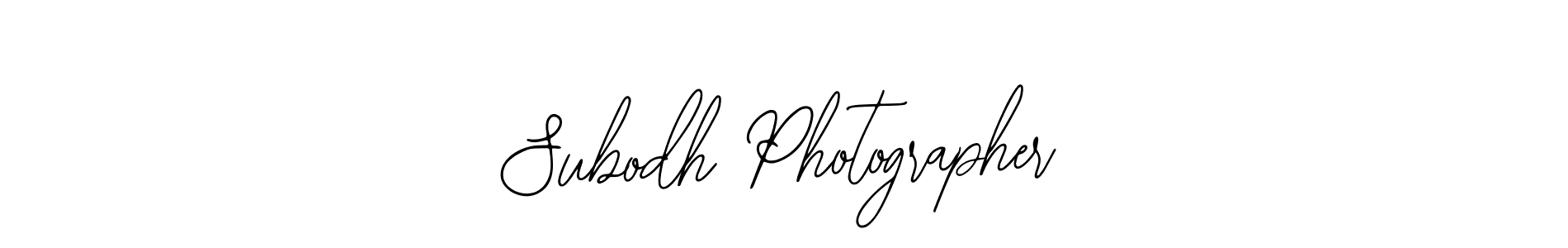Use a signature maker to create a handwritten signature online. With this signature software, you can design (Bearetta-2O07w) your own signature for name Subodh Photographer. Subodh Photographer signature style 12 images and pictures png