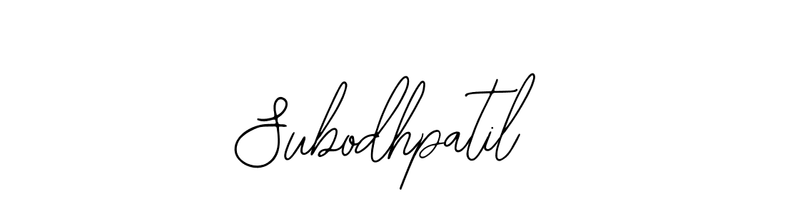 Similarly Bearetta-2O07w is the best handwritten signature design. Signature creator online .You can use it as an online autograph creator for name Subodhpatil. Subodhpatil signature style 12 images and pictures png