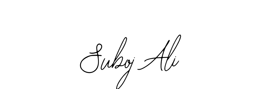 Once you've used our free online signature maker to create your best signature Bearetta-2O07w style, it's time to enjoy all of the benefits that Suboj Ali name signing documents. Suboj Ali signature style 12 images and pictures png