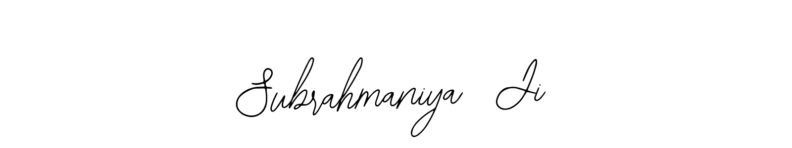 Once you've used our free online signature maker to create your best signature Bearetta-2O07w style, it's time to enjoy all of the benefits that Subrahmaniya  Ji name signing documents. Subrahmaniya  Ji signature style 12 images and pictures png