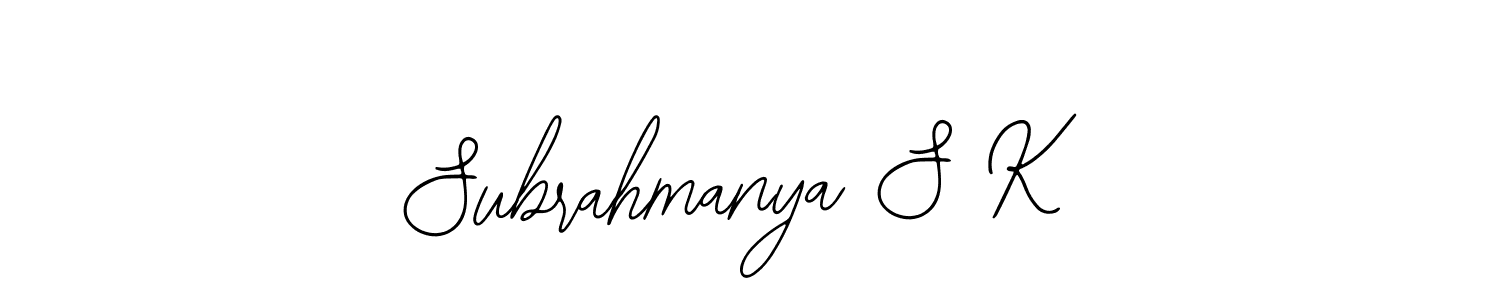 Make a short Subrahmanya S K signature style. Manage your documents anywhere anytime using Bearetta-2O07w. Create and add eSignatures, submit forms, share and send files easily. Subrahmanya S K signature style 12 images and pictures png