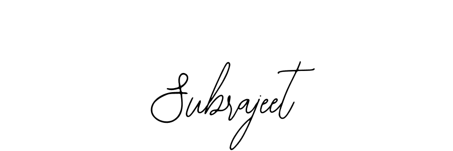 It looks lik you need a new signature style for name Subrajeet. Design unique handwritten (Bearetta-2O07w) signature with our free signature maker in just a few clicks. Subrajeet signature style 12 images and pictures png
