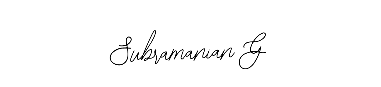 See photos of Subramanian G official signature by Spectra . Check more albums & portfolios. Read reviews & check more about Bearetta-2O07w font. Subramanian G signature style 12 images and pictures png