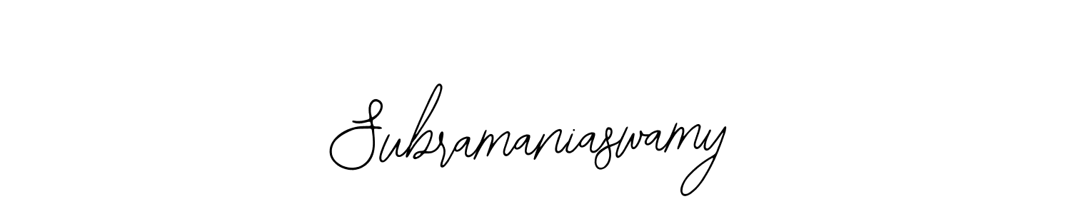 Also we have Subramaniaswamy name is the best signature style. Create professional handwritten signature collection using Bearetta-2O07w autograph style. Subramaniaswamy signature style 12 images and pictures png