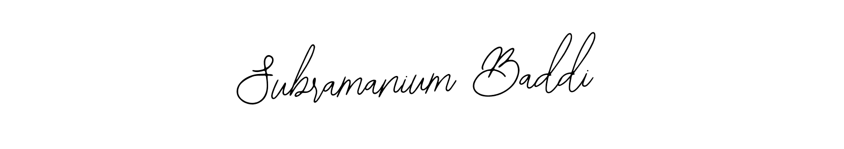 It looks lik you need a new signature style for name Subramanium Baddi. Design unique handwritten (Bearetta-2O07w) signature with our free signature maker in just a few clicks. Subramanium Baddi signature style 12 images and pictures png