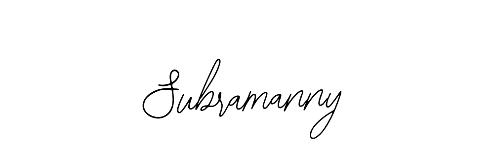 It looks lik you need a new signature style for name Subramanny. Design unique handwritten (Bearetta-2O07w) signature with our free signature maker in just a few clicks. Subramanny signature style 12 images and pictures png