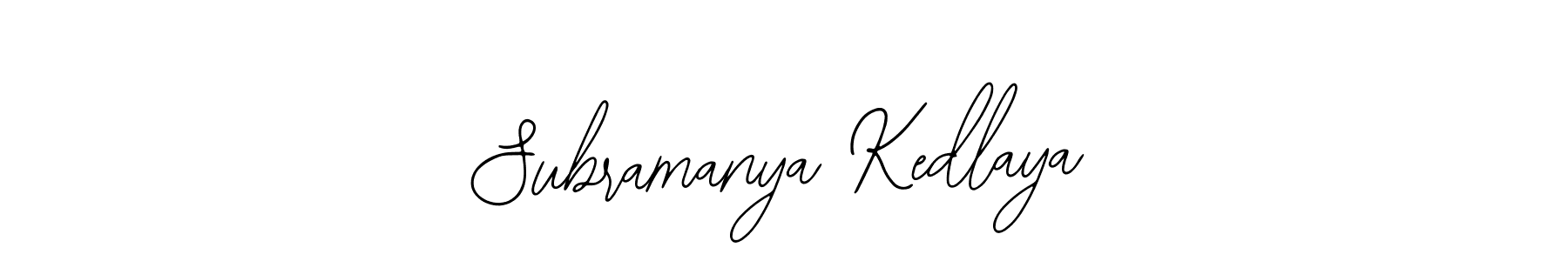 Subramanya Kedlaya stylish signature style. Best Handwritten Sign (Bearetta-2O07w) for my name. Handwritten Signature Collection Ideas for my name Subramanya Kedlaya. Subramanya Kedlaya signature style 12 images and pictures png