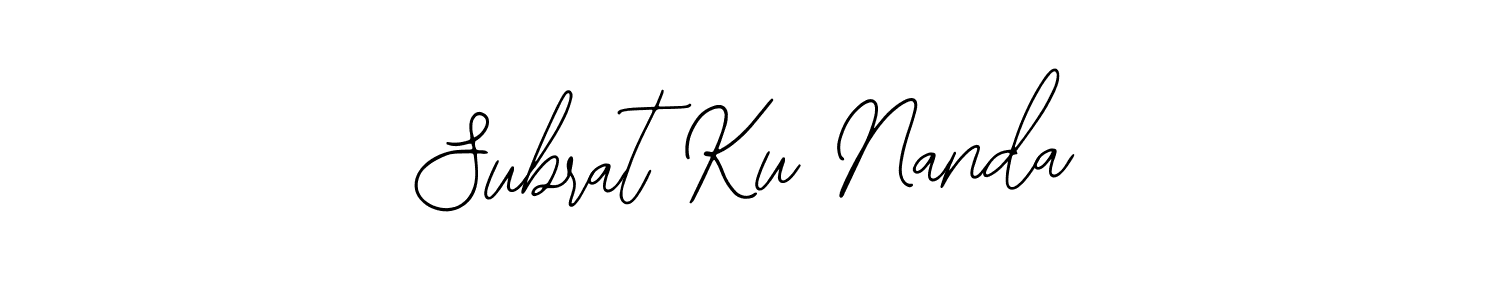 Also we have Subrat Ku Nanda name is the best signature style. Create professional handwritten signature collection using Bearetta-2O07w autograph style. Subrat Ku Nanda signature style 12 images and pictures png