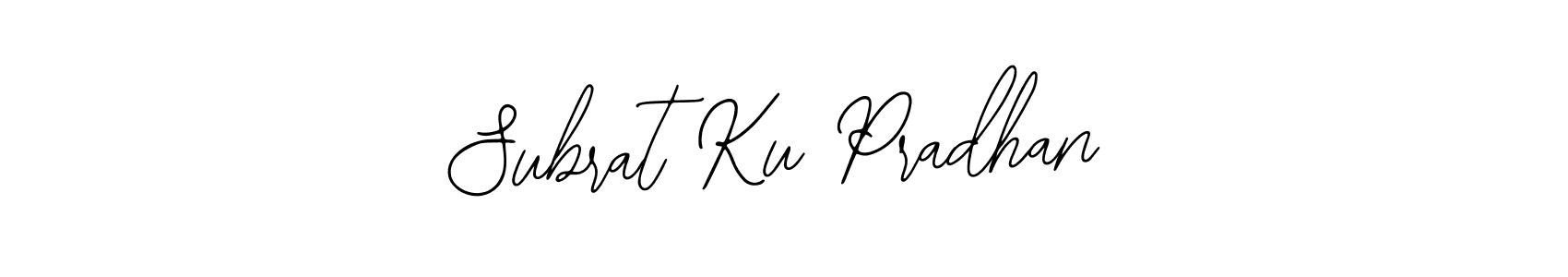 Design your own signature with our free online signature maker. With this signature software, you can create a handwritten (Bearetta-2O07w) signature for name Subrat Ku Pradhan. Subrat Ku Pradhan signature style 12 images and pictures png
