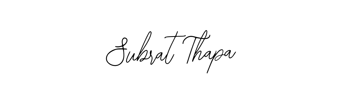 Here are the top 10 professional signature styles for the name Subrat Thapa. These are the best autograph styles you can use for your name. Subrat Thapa signature style 12 images and pictures png