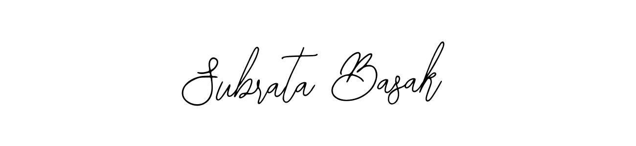 Use a signature maker to create a handwritten signature online. With this signature software, you can design (Bearetta-2O07w) your own signature for name Subrata Basak. Subrata Basak signature style 12 images and pictures png