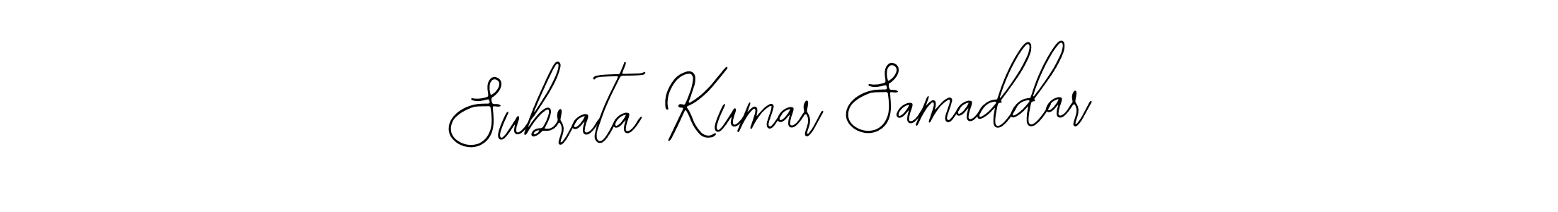 Also we have Subrata Kumar Samaddar name is the best signature style. Create professional handwritten signature collection using Bearetta-2O07w autograph style. Subrata Kumar Samaddar signature style 12 images and pictures png