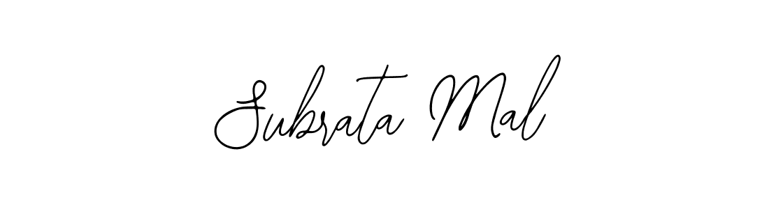 Design your own signature with our free online signature maker. With this signature software, you can create a handwritten (Bearetta-2O07w) signature for name Subrata Mal. Subrata Mal signature style 12 images and pictures png