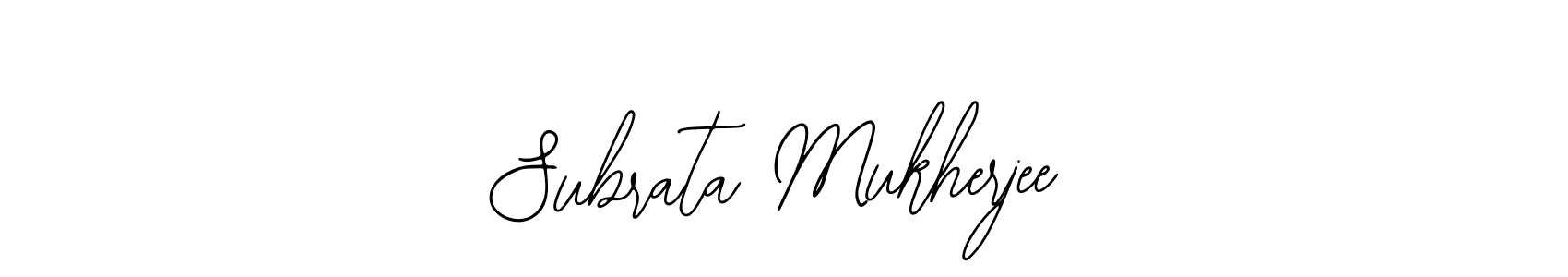 How to make Subrata Mukherjee signature? Bearetta-2O07w is a professional autograph style. Create handwritten signature for Subrata Mukherjee name. Subrata Mukherjee signature style 12 images and pictures png