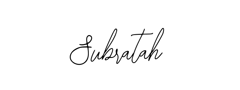 Best and Professional Signature Style for Subratah. Bearetta-2O07w Best Signature Style Collection. Subratah signature style 12 images and pictures png