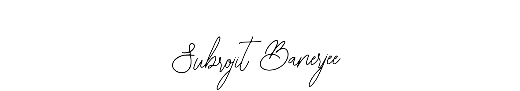 It looks lik you need a new signature style for name Subrojit Banerjee. Design unique handwritten (Bearetta-2O07w) signature with our free signature maker in just a few clicks. Subrojit Banerjee signature style 12 images and pictures png