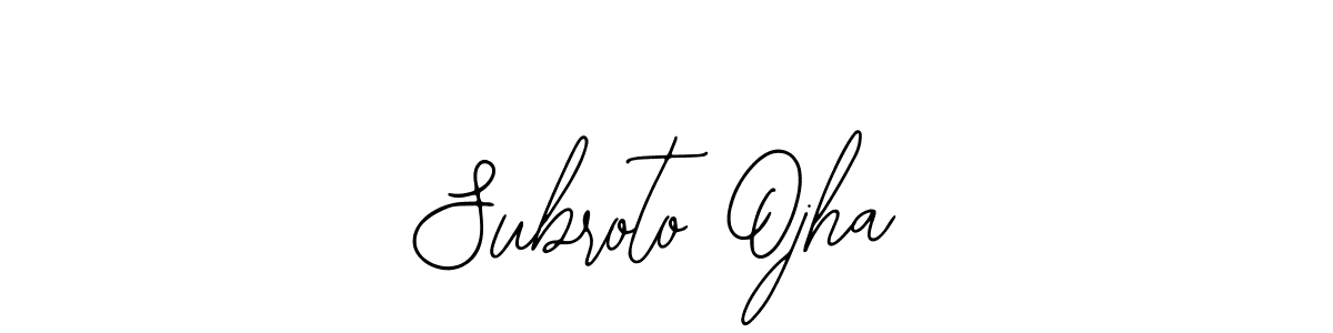 Design your own signature with our free online signature maker. With this signature software, you can create a handwritten (Bearetta-2O07w) signature for name Subroto Ojha. Subroto Ojha signature style 12 images and pictures png