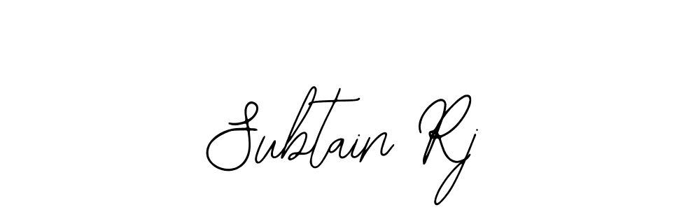 Make a beautiful signature design for name Subtain Rj. Use this online signature maker to create a handwritten signature for free. Subtain Rj signature style 12 images and pictures png