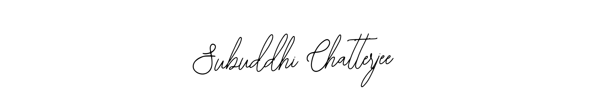 Also we have Subuddhi Chatterjee name is the best signature style. Create professional handwritten signature collection using Bearetta-2O07w autograph style. Subuddhi Chatterjee signature style 12 images and pictures png